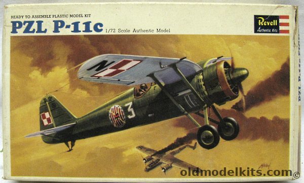 Revell 1/72 PZL P-11C, H647-50 plastic model kit